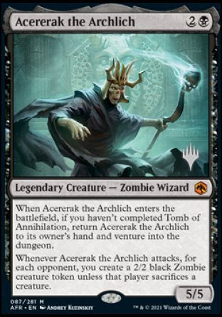 Acererak the Archlich (Promo Pack) [Dungeons & Dragons: Adventures in the Forgotten Realms Promos] | Game Grid - Logan