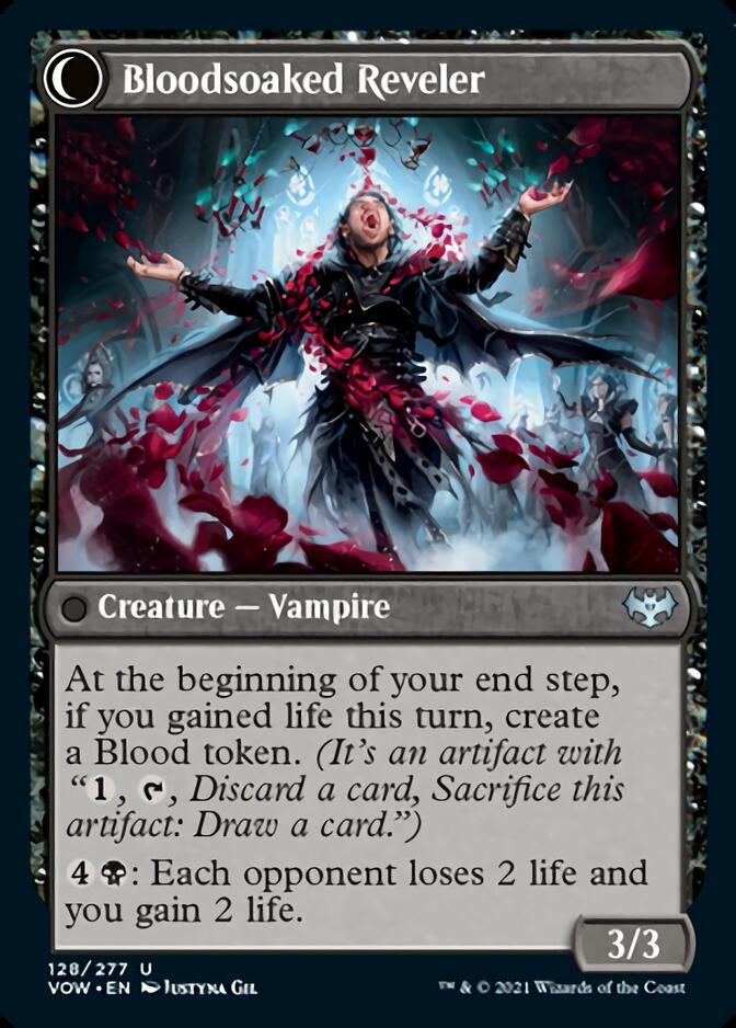 Restless Bloodseeker // Bloodsoaked Reveler [Innistrad: Crimson Vow] | Game Grid - Logan
