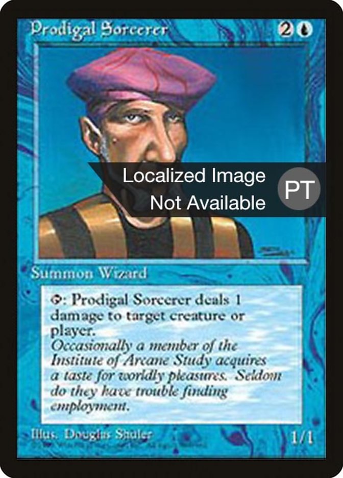 Prodigal Sorcerer [Fourth Edition (Foreign Black Border)] | Game Grid - Logan