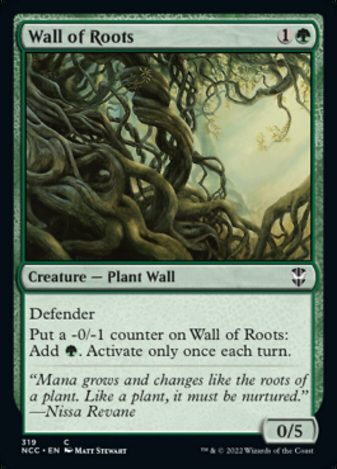 Wall of Roots [Streets of New Capenna Commander] | Game Grid - Logan