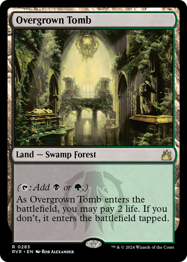 Overgrown Tomb [Ravnica Remastered] | Game Grid - Logan