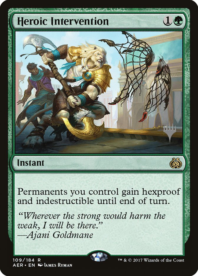 Heroic Intervention (Promo Pack) [Aether Revolt Promos] | Game Grid - Logan