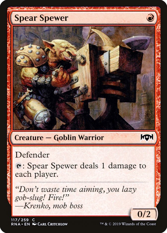Spear Spewer [Ravnica Allegiance] | Game Grid - Logan