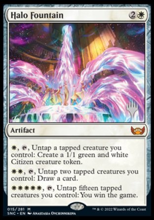 Halo Fountain (Promo Pack) [Streets of New Capenna Promos] | Game Grid - Logan