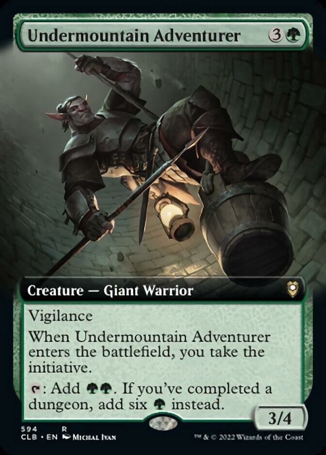 Undermountain Adventurer (Extended Art) [Commander Legends: Battle for Baldur's Gate] | Game Grid - Logan