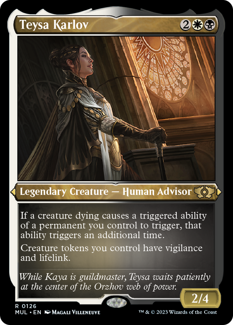 Teysa Karlov (Foil Etched) [Multiverse Legends] | Game Grid - Logan