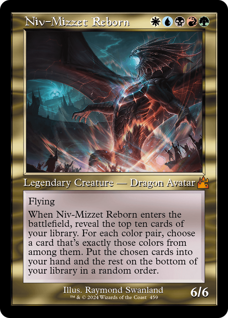 Niv-Mizzet Reborn (Retro Frame) [Ravnica Remastered] | Game Grid - Logan