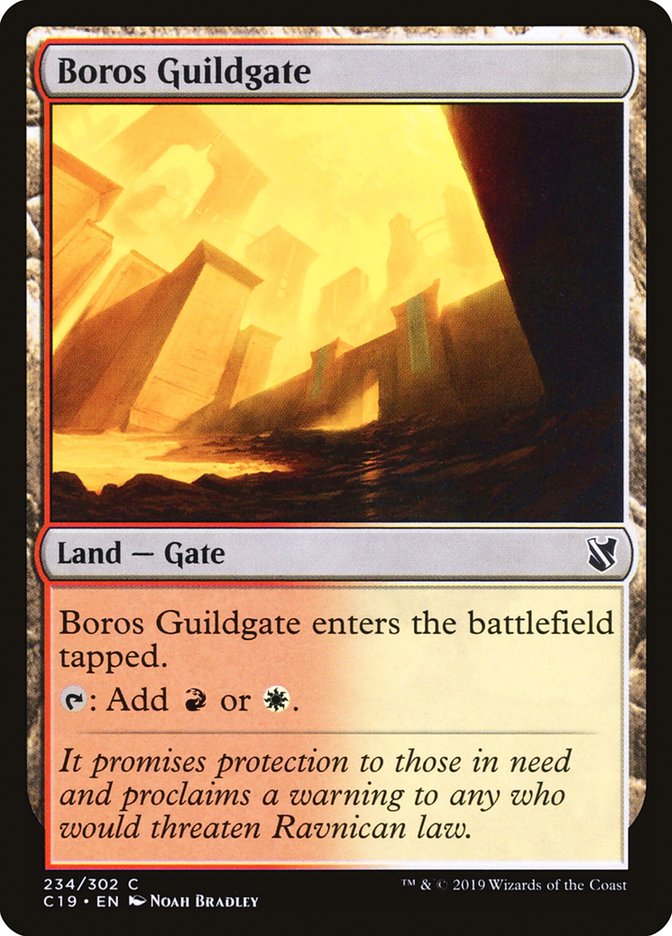 Boros Guildgate [Commander 2019] | Game Grid - Logan