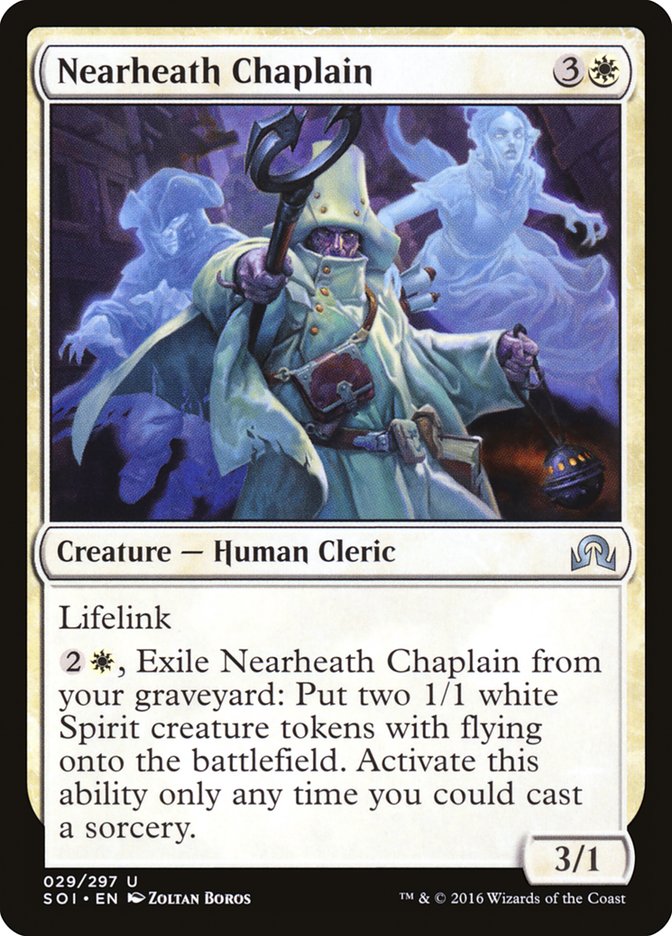 Nearheath Chaplain [Shadows over Innistrad] | Game Grid - Logan