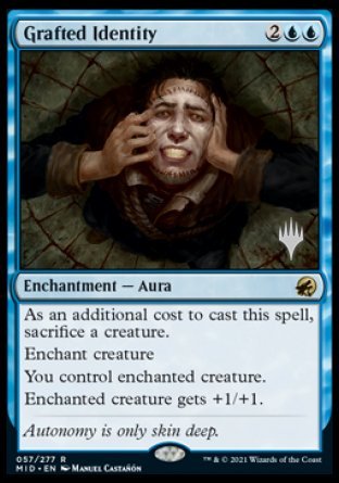 Grafted Identity (Promo Pack) [Innistrad: Midnight Hunt Promos] | Game Grid - Logan