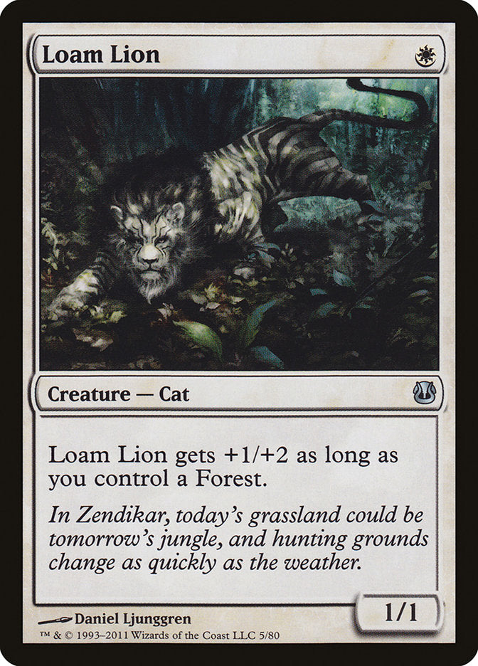 Loam Lion [Duel Decks: Ajani vs. Nicol Bolas] | Game Grid - Logan