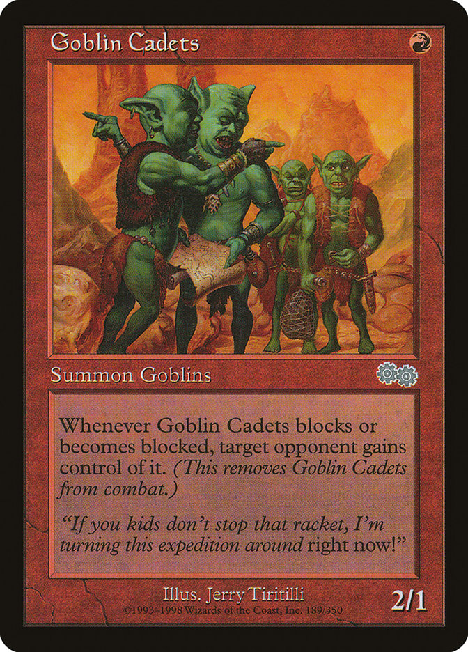 Goblin Cadets [Urza's Saga] | Game Grid - Logan