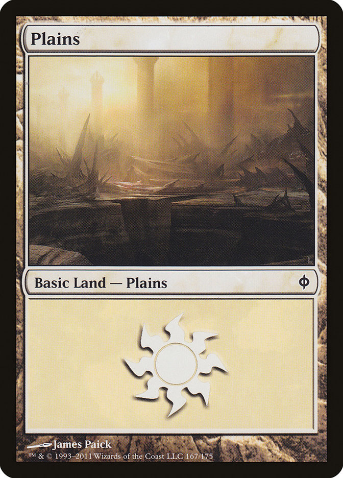 Plains (167) [New Phyrexia] | Game Grid - Logan