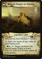 Hadana's Climb // Winged Temple of Orazca [Rivals of Ixalan Prerelease Promos] | Game Grid - Logan