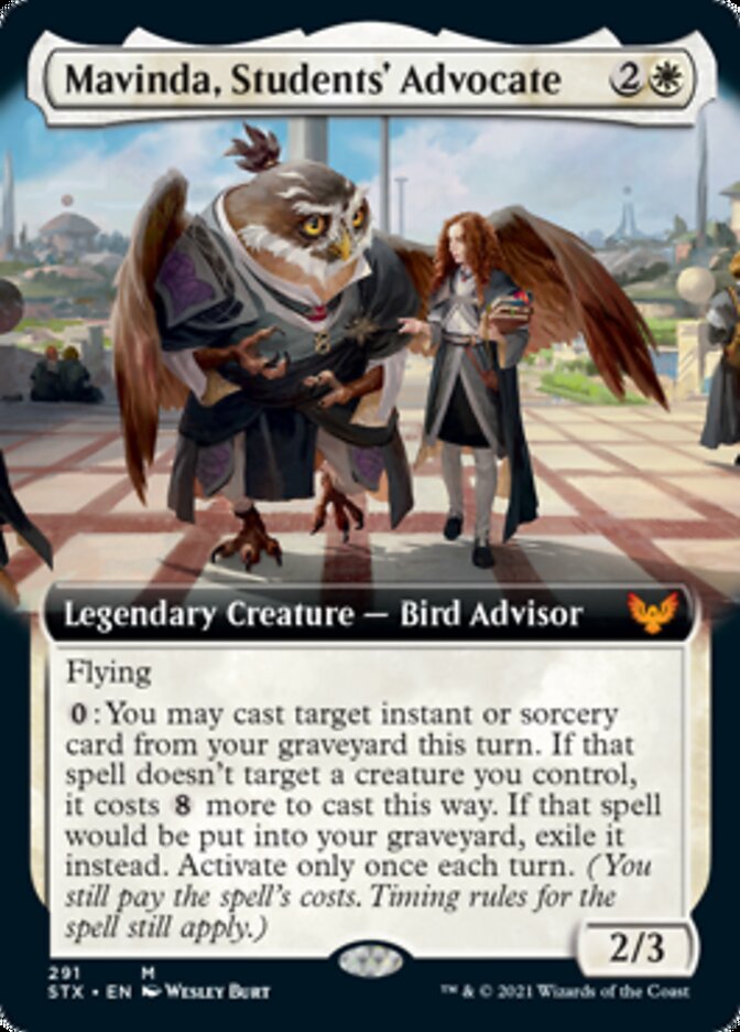 Mavinda, Students' Advocate (Extended Art) [Strixhaven: School of Mages] | Game Grid - Logan