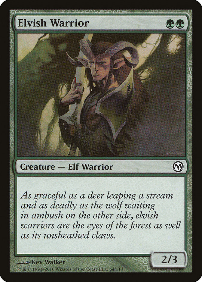 Elvish Warrior [Duels of the Planeswalkers] | Game Grid - Logan