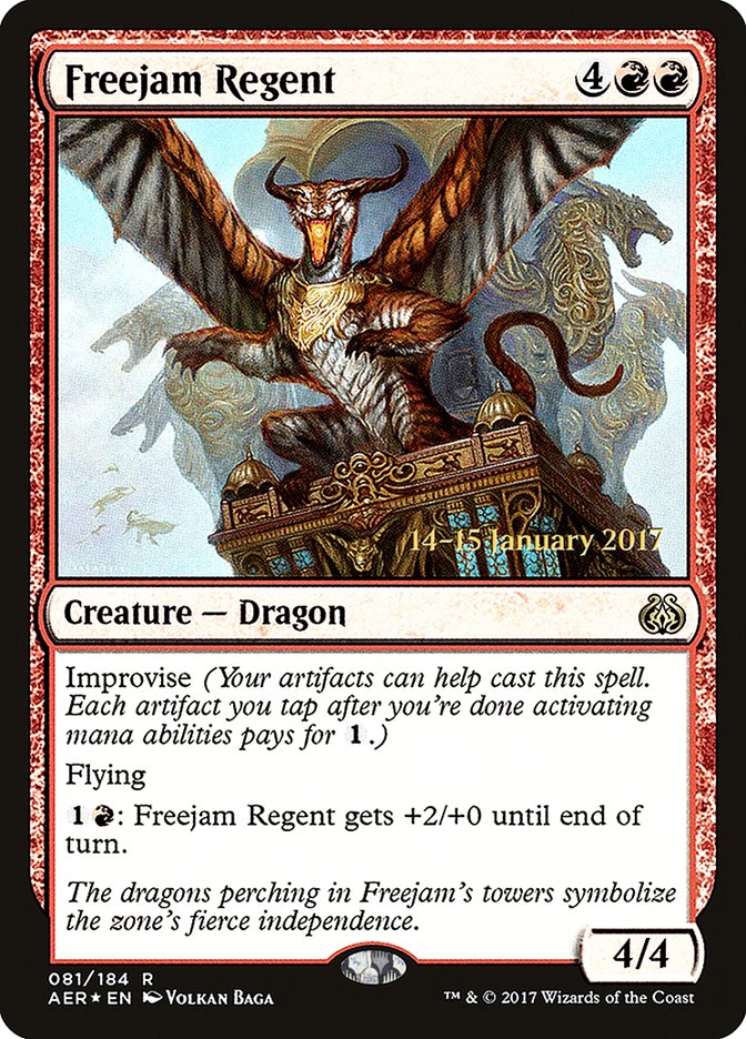 Freejam Regent [Aether Revolt Prerelease Promos] | Game Grid - Logan