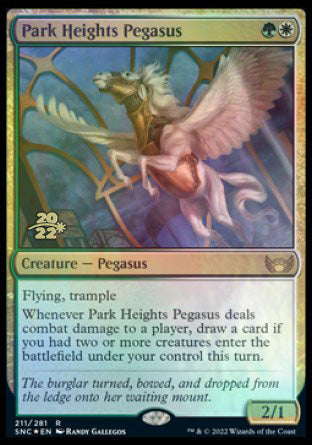 Park Heights Pegasus [Streets of New Capenna Prerelease Promos] | Game Grid - Logan