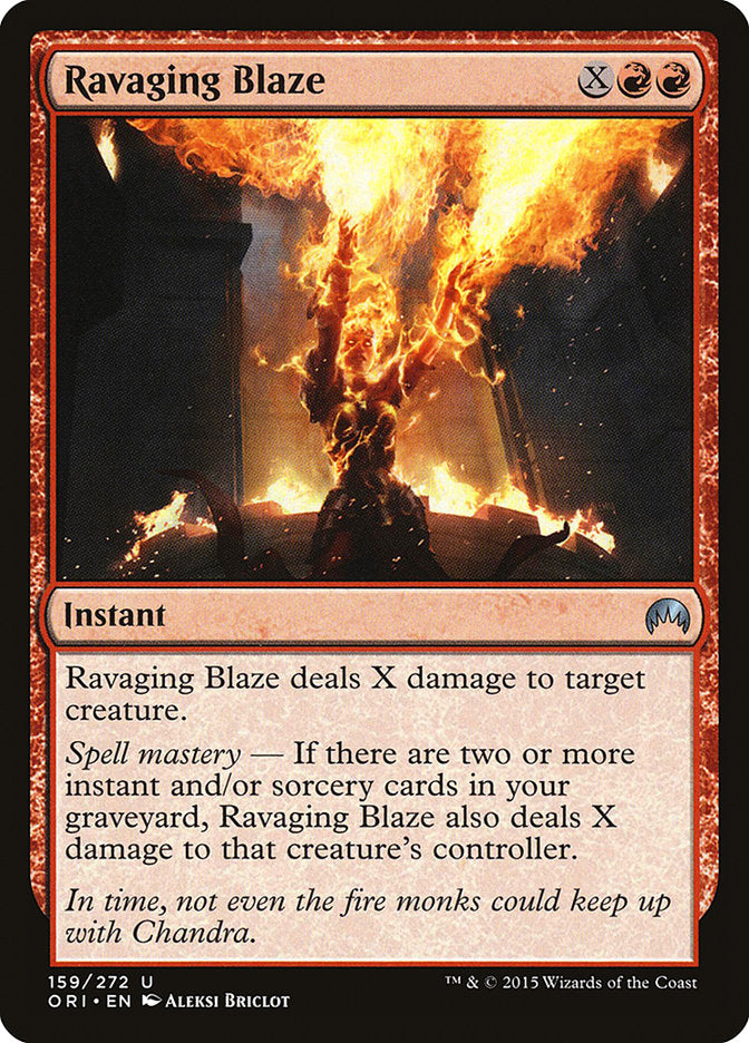 Ravaging Blaze [Magic Origins] | Game Grid - Logan