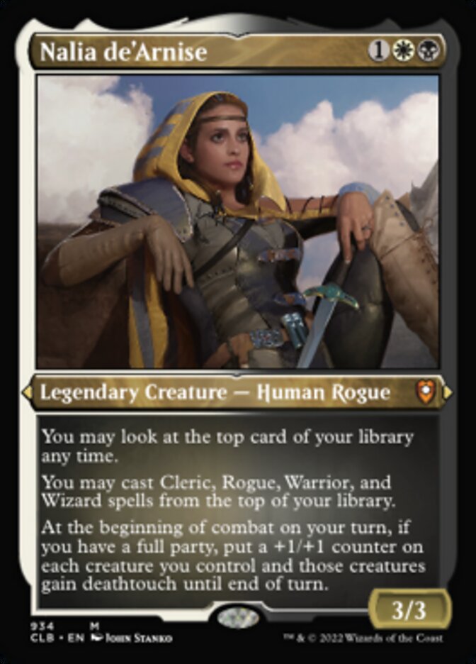 Nalia de'Arnise (Display Commander) (Foil Etched) [Commander Legends: Battle for Baldur's Gate] | Game Grid - Logan