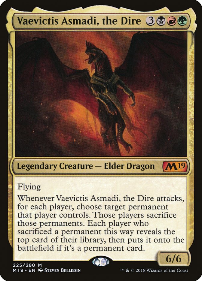 Vaevictis Asmadi, the Dire [Core Set 2019] | Game Grid - Logan