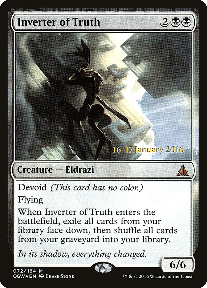Inverter of Truth [Oath of the Gatewatch Prerelease Promos] | Game Grid - Logan