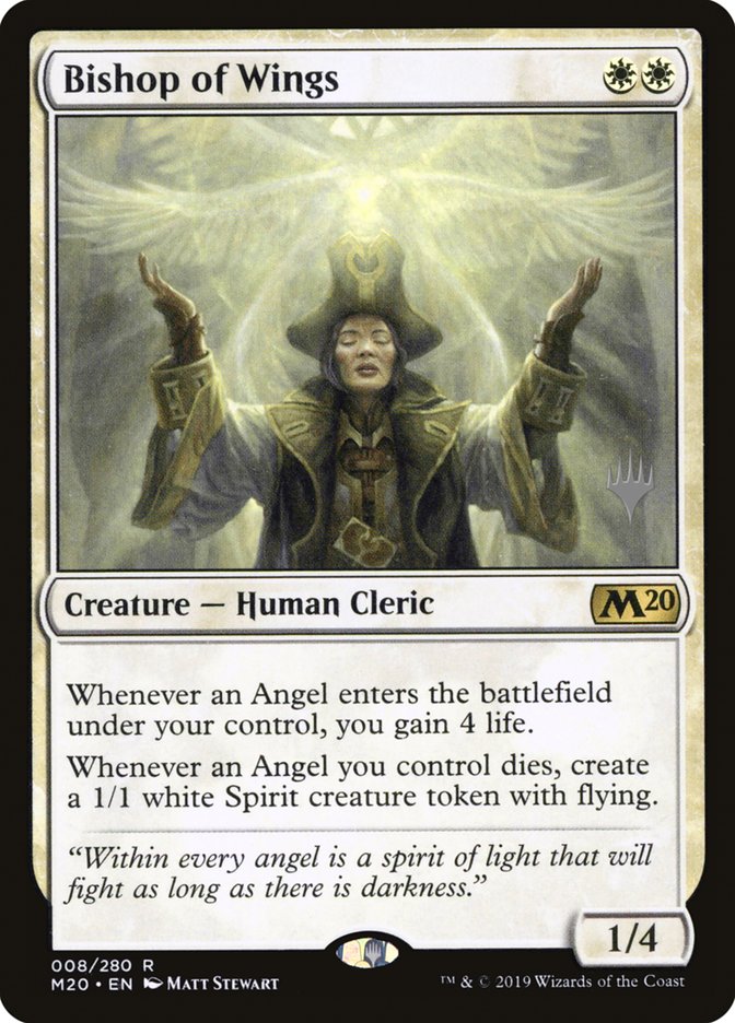 Bishop of Wings (Promo Pack) [Core Set 2020 Promos] | Game Grid - Logan