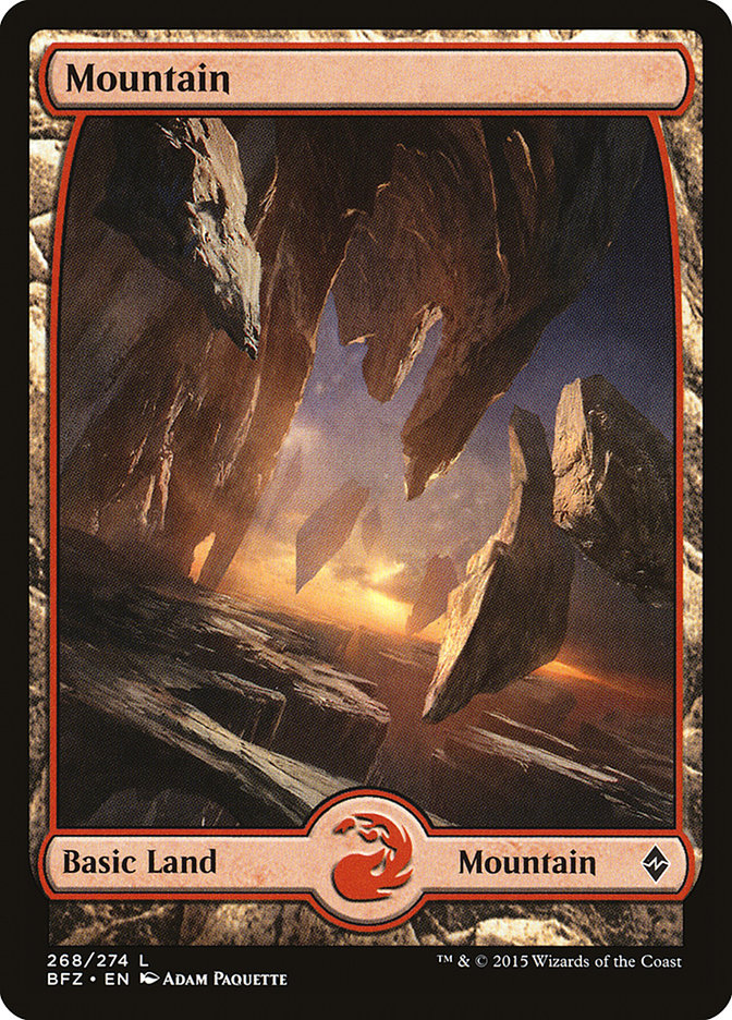 Mountain (268) [Battle for Zendikar] | Game Grid - Logan