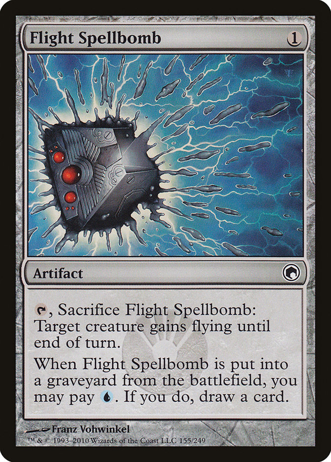 Flight Spellbomb [Scars of Mirrodin] | Game Grid - Logan