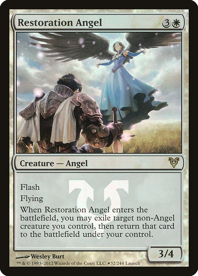 Restoration Angel (Launch) [Avacyn Restored Prerelease Promos] | Game Grid - Logan