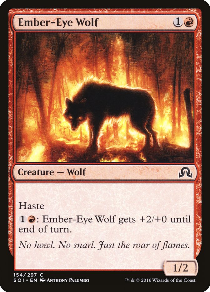 Ember-Eye Wolf [Shadows over Innistrad] | Game Grid - Logan