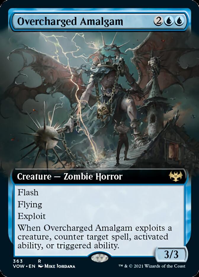 Overcharged Amalgam (Extended Art) [Innistrad: Crimson Vow] | Game Grid - Logan
