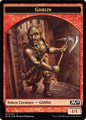 Goblin // Thopter Double-Sided Token (Game Night) [Core Set 2019 Tokens] | Game Grid - Logan