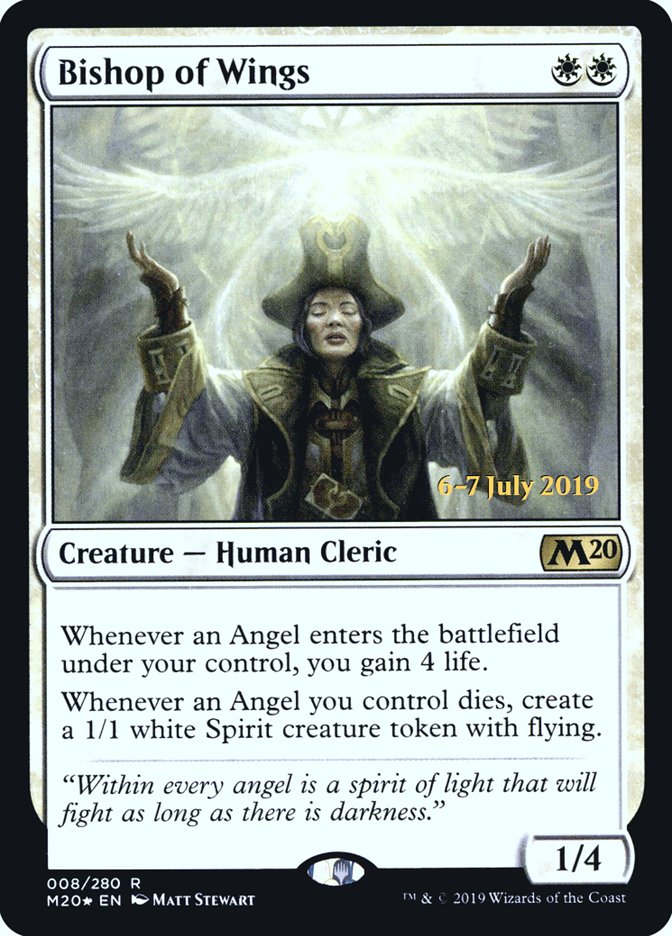 Bishop of Wings [Core Set 2020 Prerelease Promos] | Game Grid - Logan