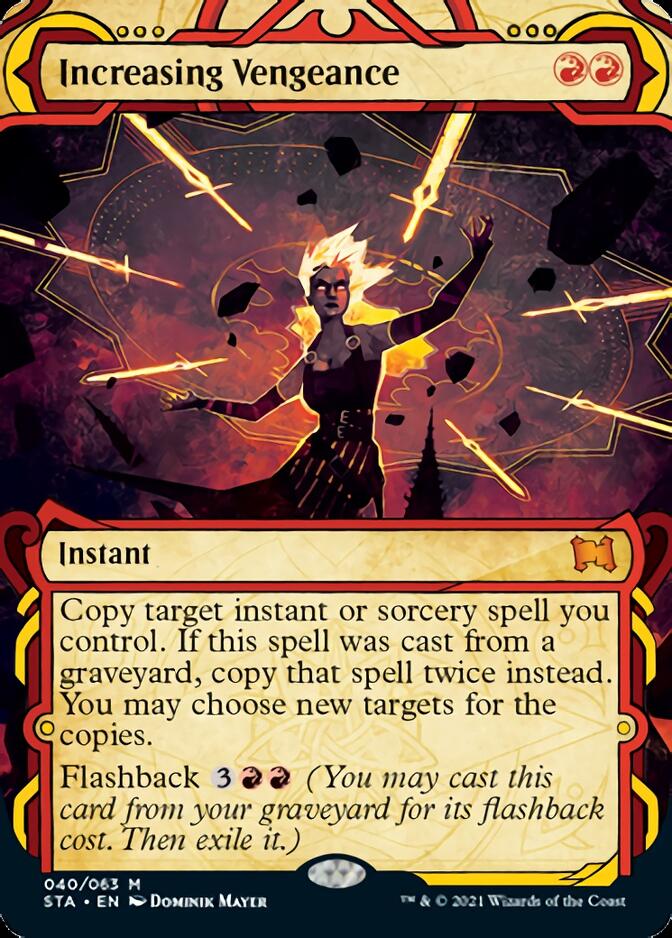 Increasing Vengeance (Foil Etched) [Strixhaven: School of Mages Mystical Archive] | Game Grid - Logan