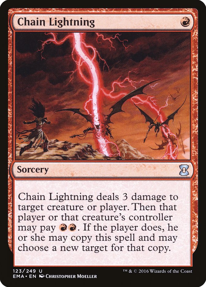 Chain Lightning [Eternal Masters] | Game Grid - Logan