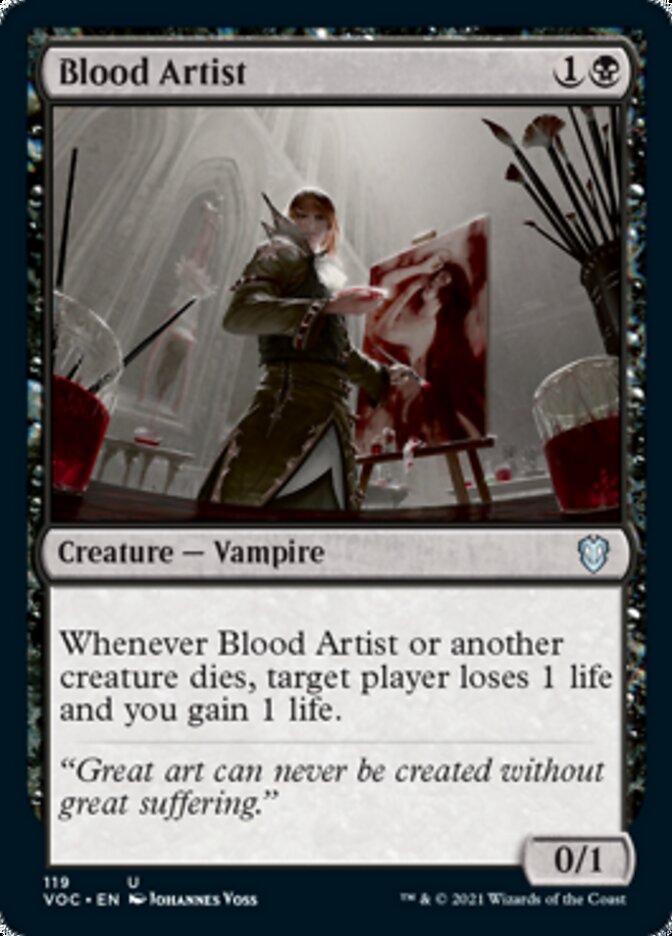 Blood Artist [Innistrad: Crimson Vow Commander] | Game Grid - Logan