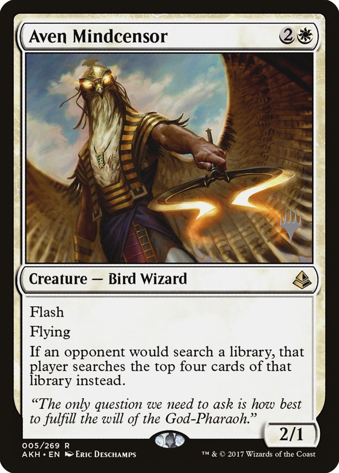 Aven Mindcensor (Promo Pack) [Amonkhet Promos] | Game Grid - Logan