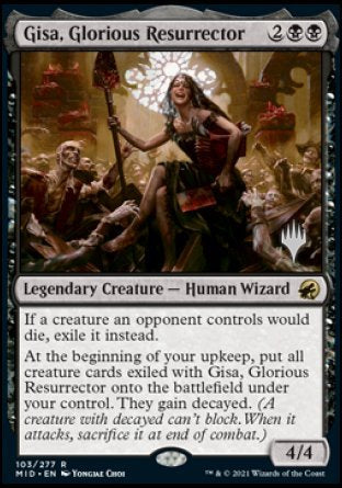 Gisa, Glorious Resurrector (Promo Pack) [Innistrad: Midnight Hunt Promos] | Game Grid - Logan