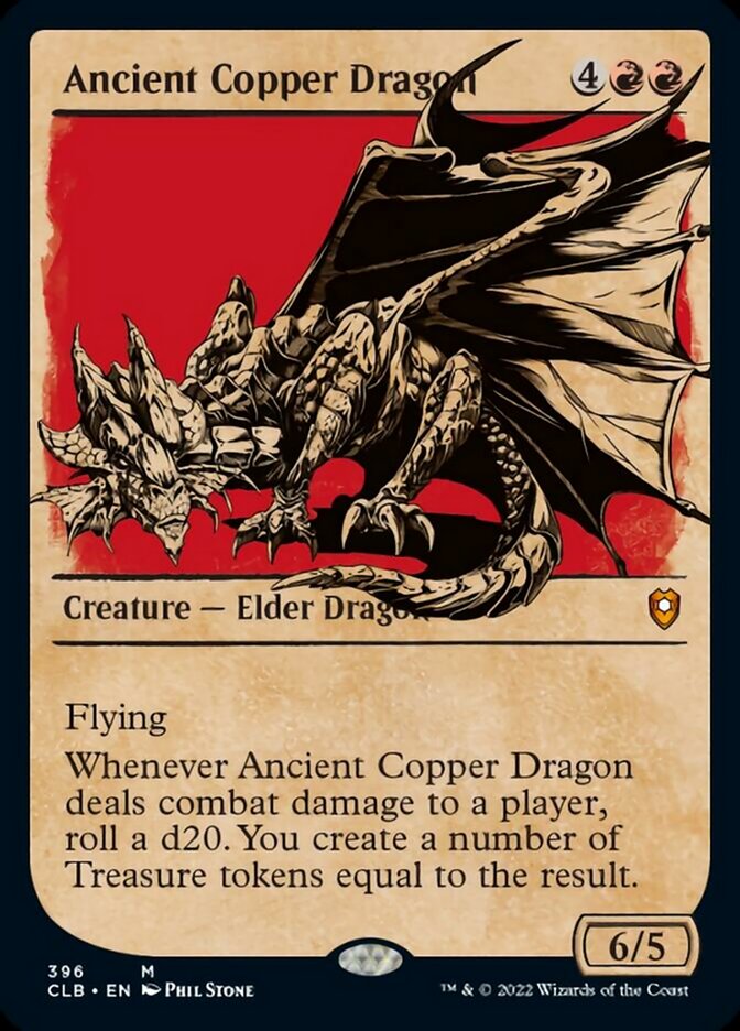 Ancient Copper Dragon (Showcase) [Commander Legends: Battle for Baldur's Gate] | Game Grid - Logan