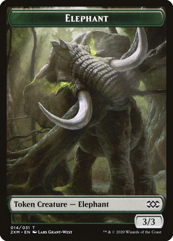 Elephant Token [Double Masters Tokens] | Game Grid - Logan