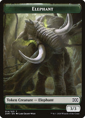 Angel // Elephant Double-Sided Token [Double Masters Tokens] | Game Grid - Logan