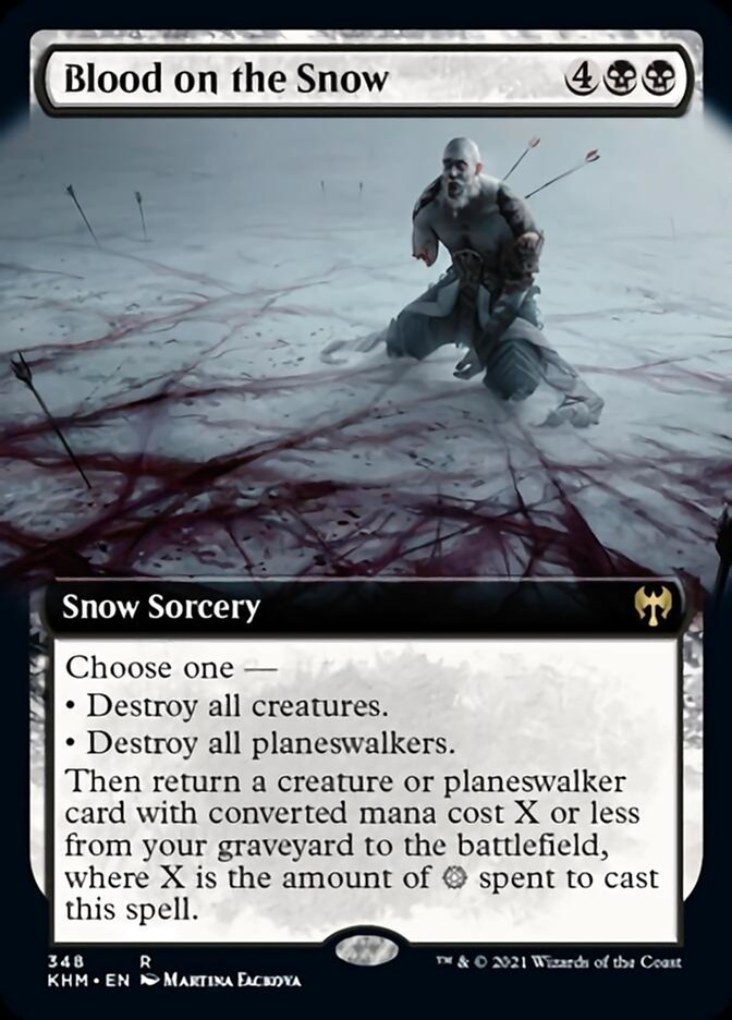 Blood on the Snow (Extended Art) [Kaldheim] | Game Grid - Logan