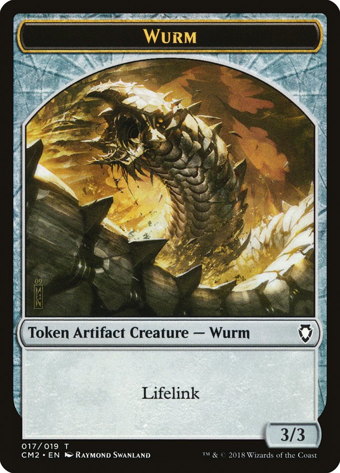 Wurm Token (017/019) [Commander Anthology Volume II Tokens] | Game Grid - Logan