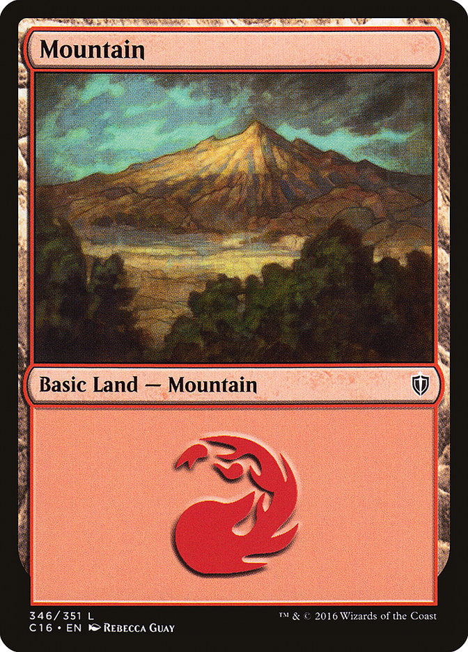 Mountain (346) [Commander 2016] | Game Grid - Logan