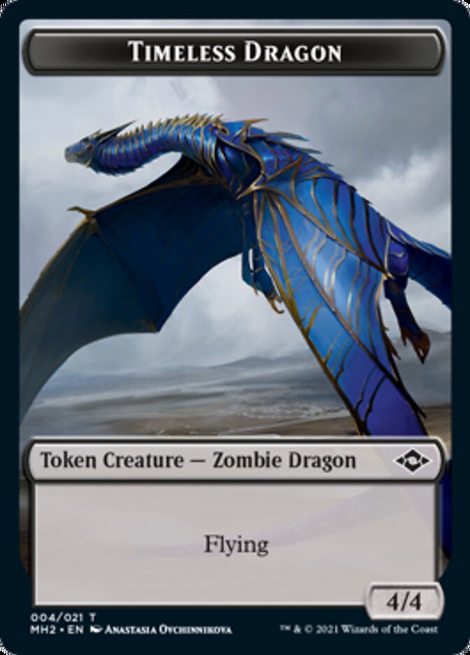 Timeless Dragon Token [Modern Horizons 2 Tokens] | Game Grid - Logan
