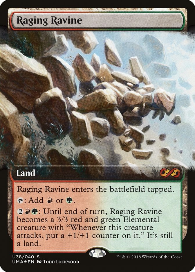 Raging Ravine (Topper) [Ultimate Masters Box Topper] | Game Grid - Logan