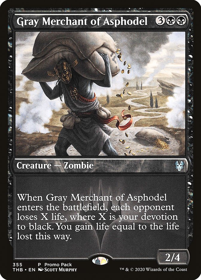 Gray Merchant of Asphodel (Promo Pack) [Theros Beyond Death Promos] | Game Grid - Logan