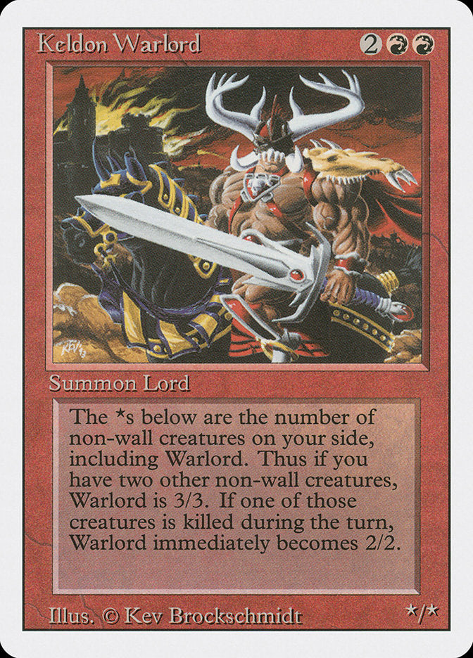 Keldon Warlord [Revised Edition] | Game Grid - Logan