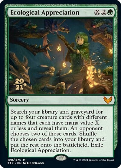 Ecological Appreciation [Strixhaven: School of Mages Prerelease Promos] | Game Grid - Logan